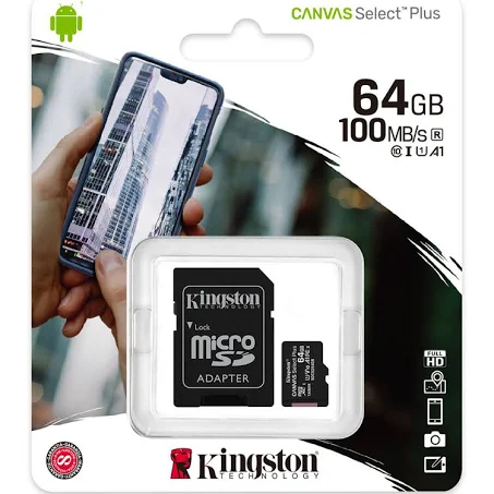 TARJETA MICRO SD 64GB KINGSTON